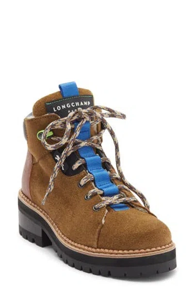 Longchamp High Boots In Brown