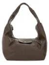 Longchamp Soft Texture Slouchy Shoulder Bag In Brown