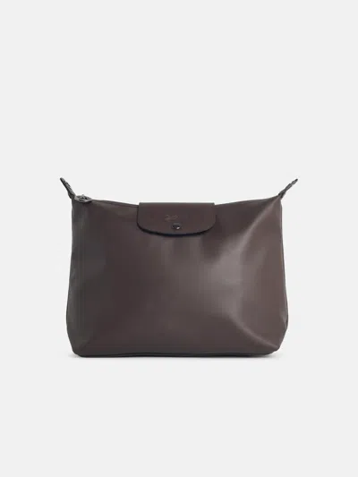 Longchamp 'hobo M Le Pliage Xtra' 'moka' Leather Bag In Brown