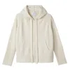 Longchamp Hoodie Jumper In Ecru