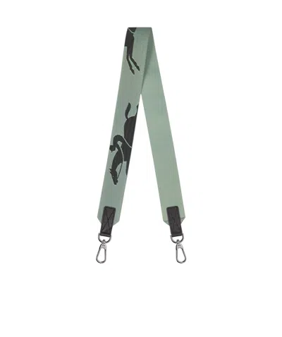 Longchamp Hook Strap In Gray