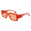 Longchamp 53mm Rectangular Sunglasses In Orange