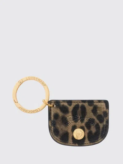 Longchamp Key Chain Woman In Animal Print