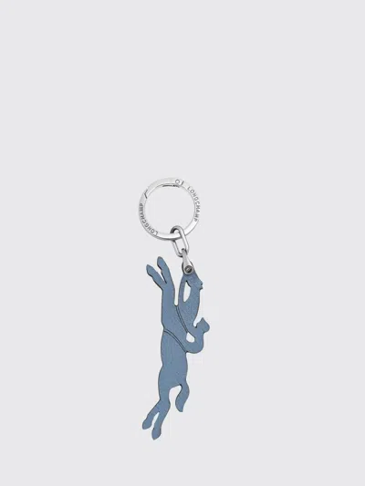 Longchamp Key Chain Woman In Blue