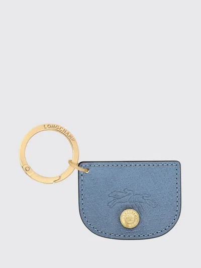 Longchamp Key Chain Woman In Blue