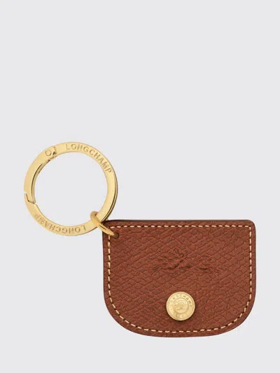 Longchamp Key Chain Woman In Brown
