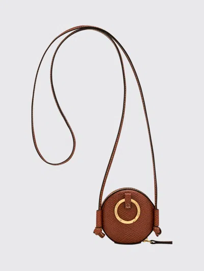 Longchamp Key Chain Woman In Neutral