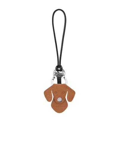 Longchamp Key Ring In Brown