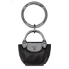Longchamp Key Ring Le Pliage Xtra In Black