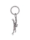 Longchamp ` Key Ring In Metallic