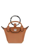 Longchamp Keychain Le Pliage Xtra In Brown