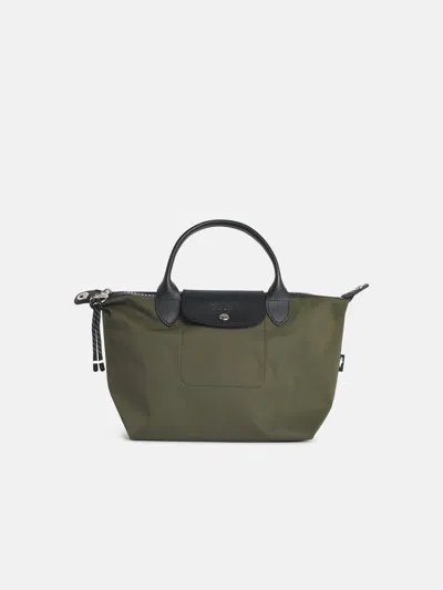 Longchamp Khaki Tela S Le Pliage Energy Handle Bag In Green
