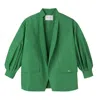 Longchamp Veste Kimono In Green