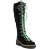 Longchamp Knee High Boot In Black