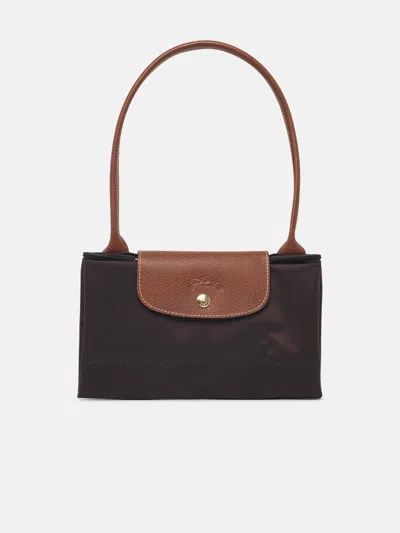 Longchamp 'l Le Pliage Original' 'moka' Tela Shoulder Bag In Brown