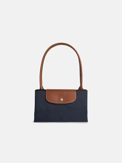 Longchamp 'l Le Pliage Original' Shoulder Bag In Marine Recycled Tela