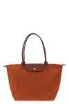 Longchamp Le Pliage Large Bag In Orange