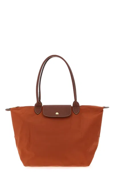 Longchamp 'l Le Pliage Original' Shoulder Bag In Orange