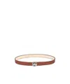 Longchamp La Médaille Belt In Brown