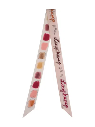 Longchamp La Palette  Printed Silk Scarf