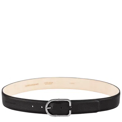 Longchamp Ladies' Belt Le Foulonné In Black