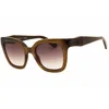 Longchamp Ladies Brown Rectangular Sunglasses Lo793s In Brown
