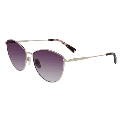 Longchamp Ladies' Sunglasses  Lo155s-723  58 Mm Gbby2 In Purple