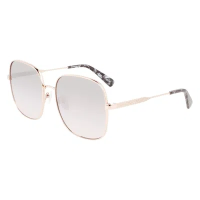 Longchamp Ladies' Sunglasses  Lo159s-733  59 Mm Gbby2 In Brown