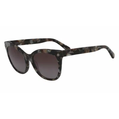 Longchamp Ladies' Sunglasses  Lo615s-203  55 Mm Gbby2 In Black