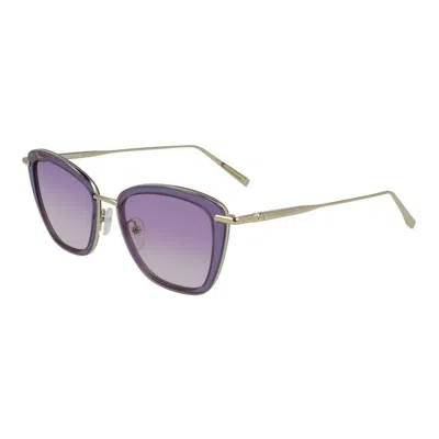 Longchamp Ladies' Sunglasses  Lo638s-512  52 Mm Gbby2 In Purple