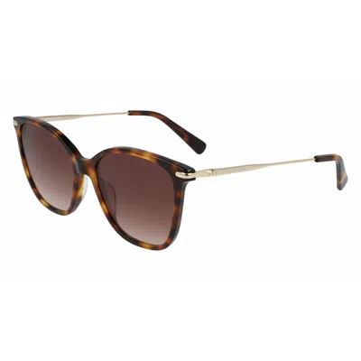 Longchamp Ladies' Sunglasses  Lo660s-214  54 Mm Gbby2 In Brown