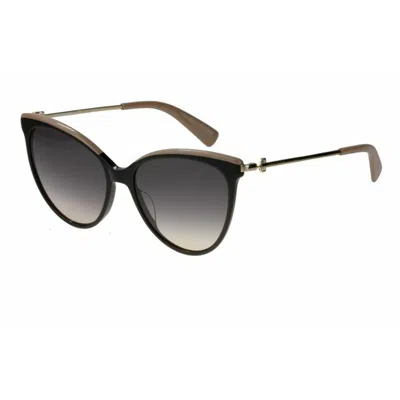 Longchamp Ladies' Sunglasses  Lo675s-001  55 Mm Gbby2 In Black
