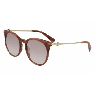 Longchamp Ladies' Sunglasses  Lo693s-275  52 Mm Gbby2 In Brown