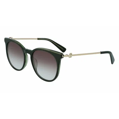 Longchamp Ladies' Sunglasses  Lo693s-300  52 Mm Gbby2 In Black