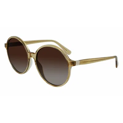 Longchamp Ladies' Sunglasses  Lo694s-740  61 Mm Gbby2 In Brown