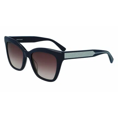 Longchamp Ladies' Sunglasses  Lo699s-400  53 Mm Gbby2 In Black