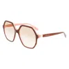 Longchamp Brown Acetate Sunglasses