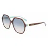 Longchamp Brown Acetate Sunglasses