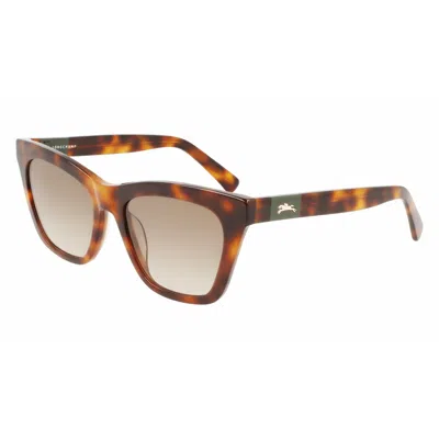 Longchamp Ladies' Sunglasses  Lo715s-230  54 Mm Gbby2 In Brown