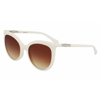 Longchamp Gray Bio Injected Sunglasses In Grey