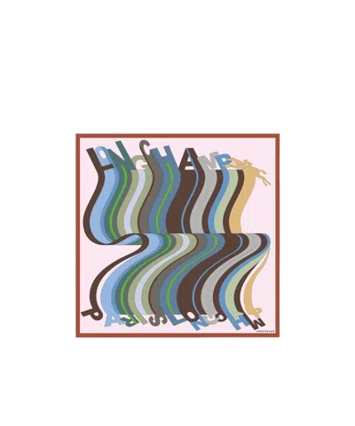 Longchamp L'arc-en-ciel Silk Scarf 70 In Multi