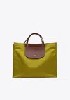 Longchamp Large Cabas Tote Bag In Green