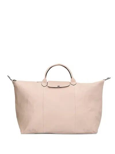 Longchamp Large Le Piliage Top-handle Luggage In Neutral