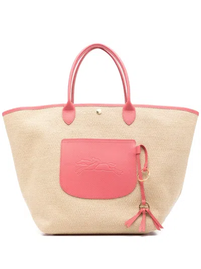 Longchamp Large Le Pliage Basket Bag In 中性色