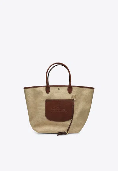 LONGCHAMP LARGE LE PLIAGE BASKET TOTE BAG