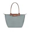 Longchamp Medium Le Pliage Original Tote Bag In Gray