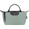 Longchamp Large Le Pliage Energy Recycled Canvas Cosmetics Case In Vervain