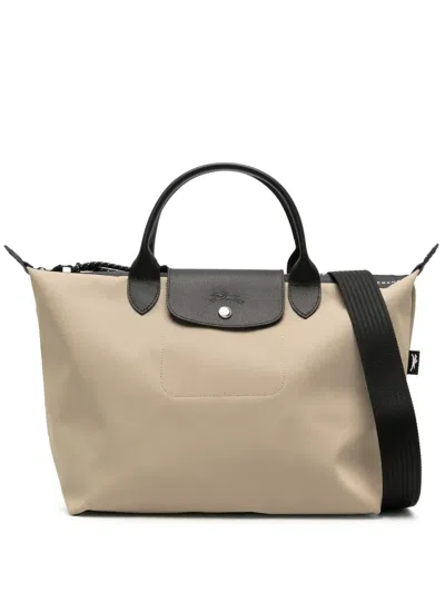 Longchamp Large Le Pliage Energy Tote Bag In Neutrals