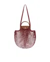 Longchamp Sac Filet L Le Pliage Filet In Red