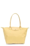 Longchamp Large Le Pliage Green Recycled Canvas Tote